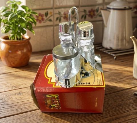 Ədviyyat qabı dəsti AA-771784, 3 ədəd, şüşə, 100 ml — Bakı