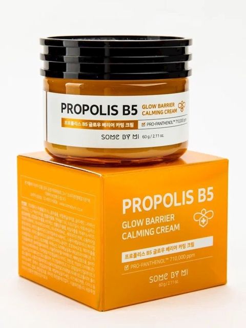 Dərinin parlaqlığı üçün propolisli sakitləşdirici krem Some By Mi Propolis B5 Glow Barrier Calming Cream 60 ml — Bakı