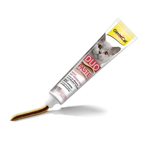 Tük çıxardılması üçün pasta GimCat Duo Paste Anti-Hairball Malt and Chicken pişiklər üçün 50 q — Bakı