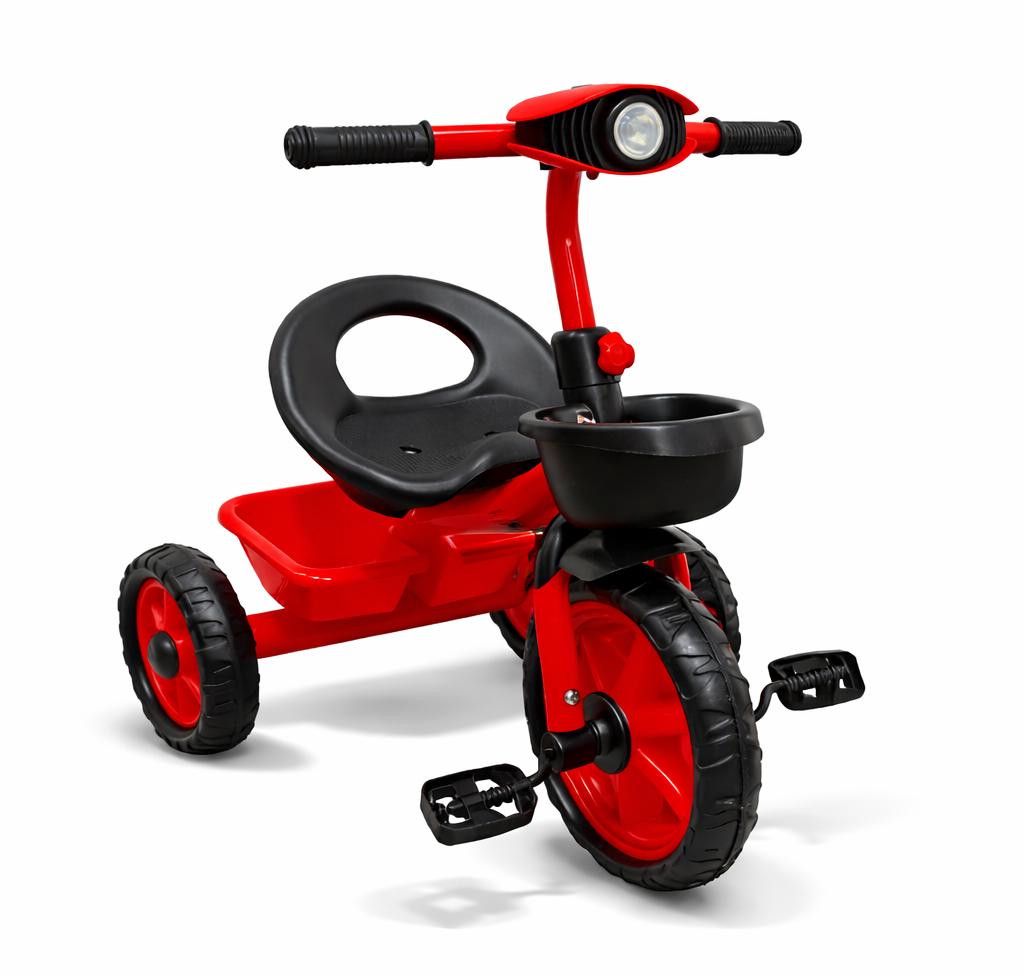 Uşaqlar üçün üçtəkərli velosiped ABC_0007, 1-4 yaş, qırmızı — Mallar, Bakı