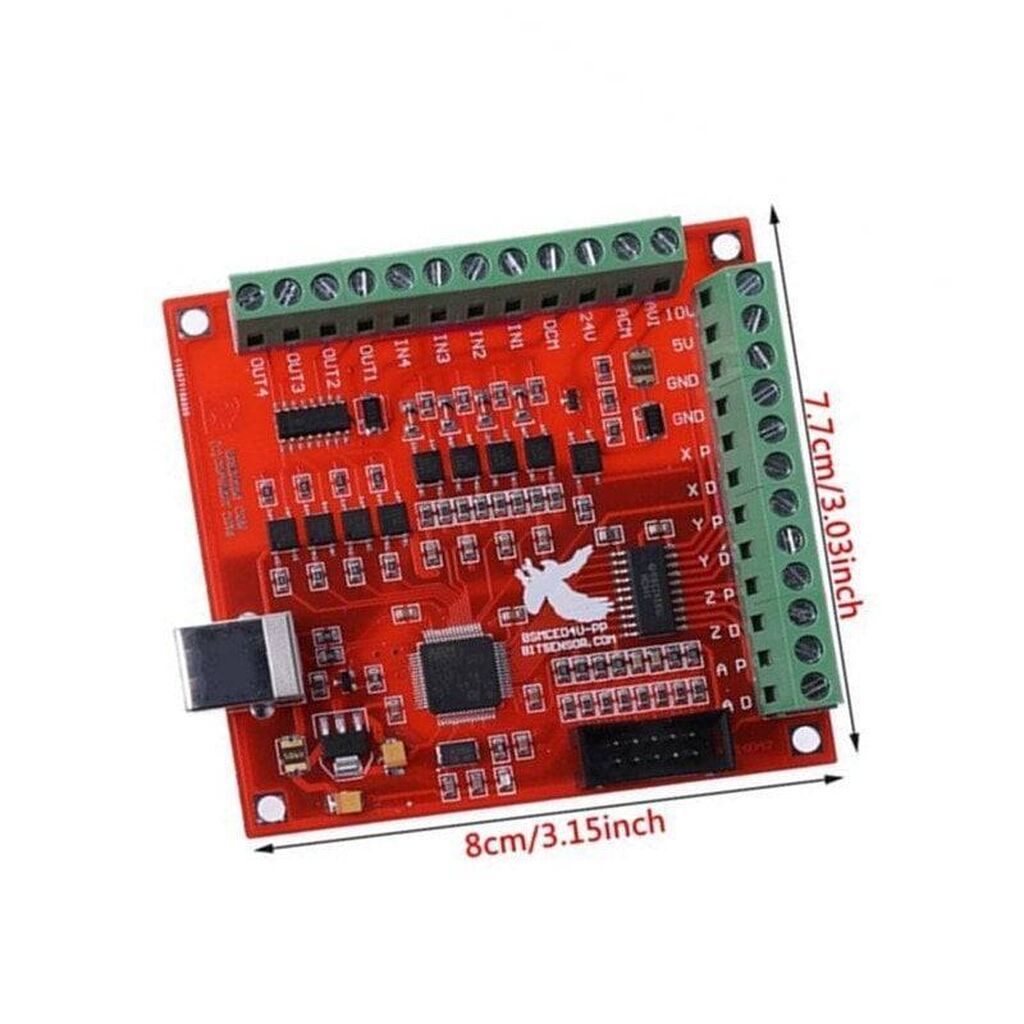 4 Oxlu CNC Kontrol Kartı – Mach3 USB ilə uyğun Mini/hobbi CNC — Stanoklar, Bakı (3)