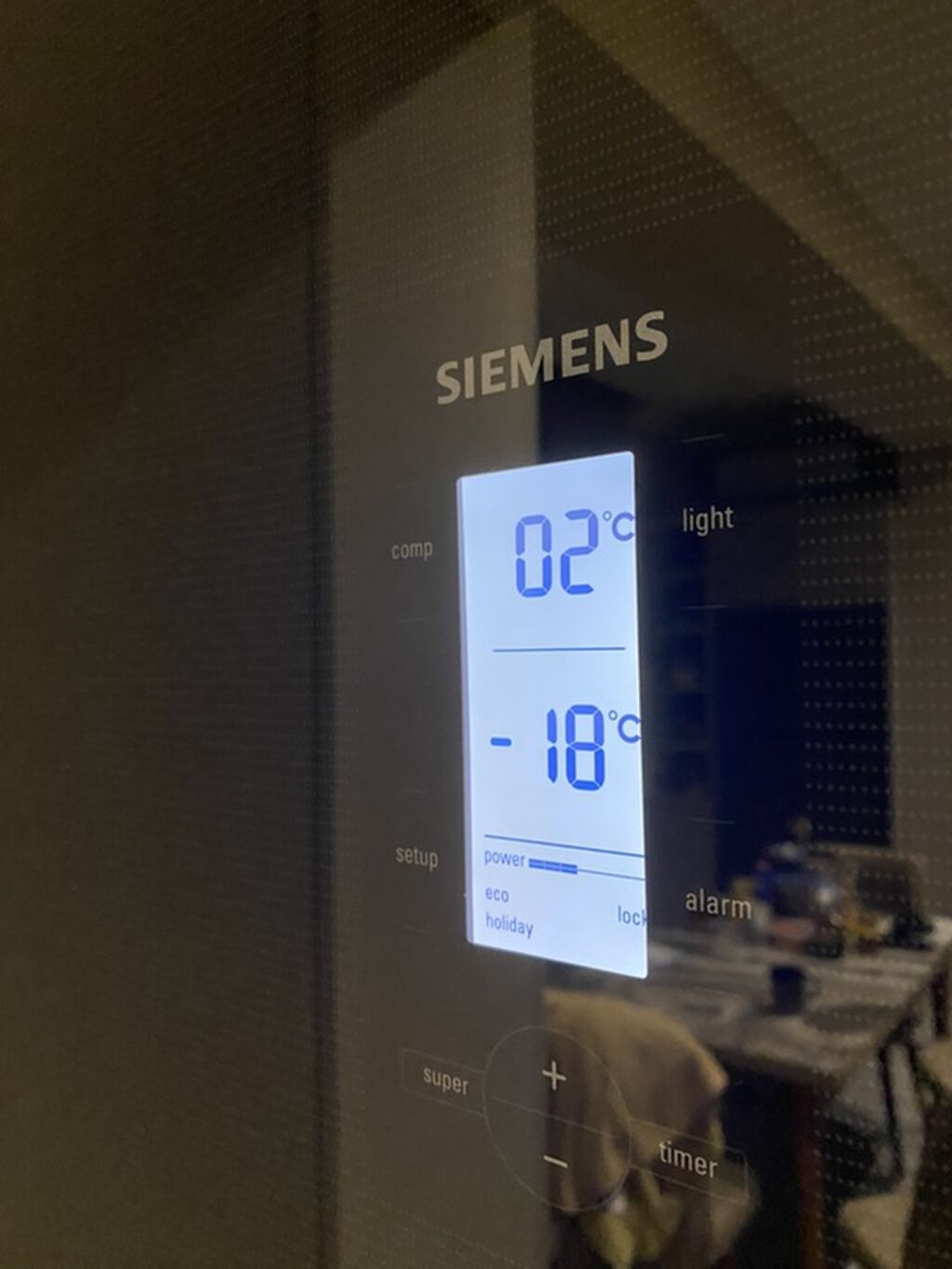 Siemens soyuducu - İnverter idarəetmə paneli olan, güzgü effekti ilə — Soyuducular, Bakı (5)