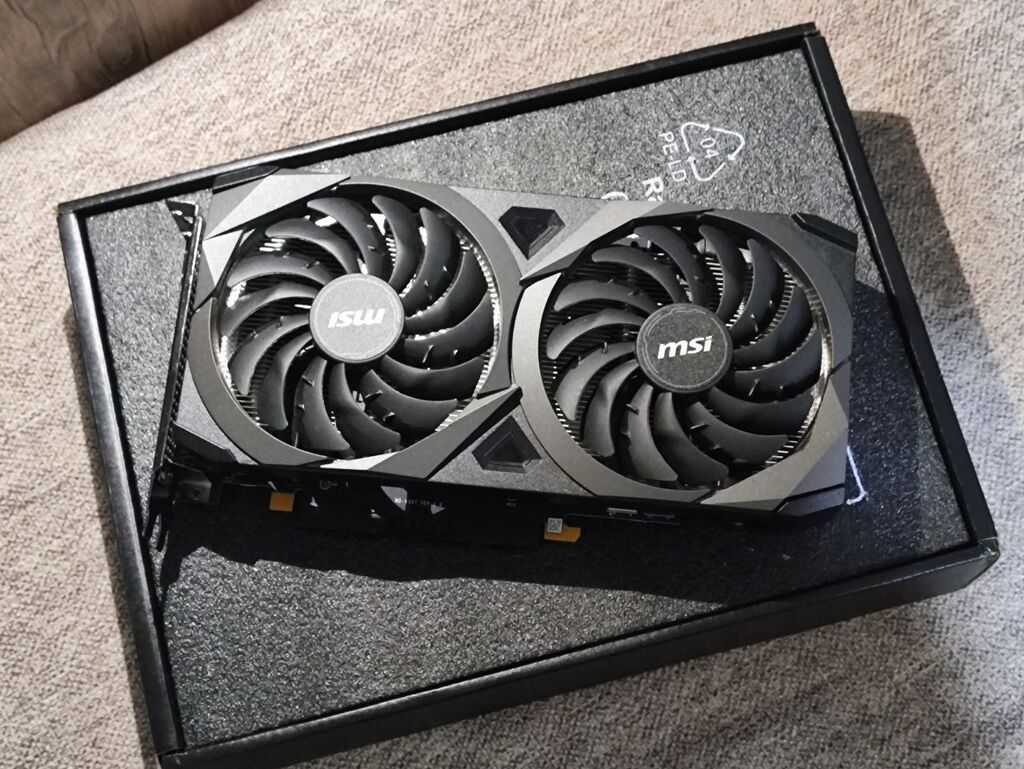 Videokart NVidia GeForce RTX 3050, 8 GB, İşlənmiş — Qrafik kartlar, Bakı (3)