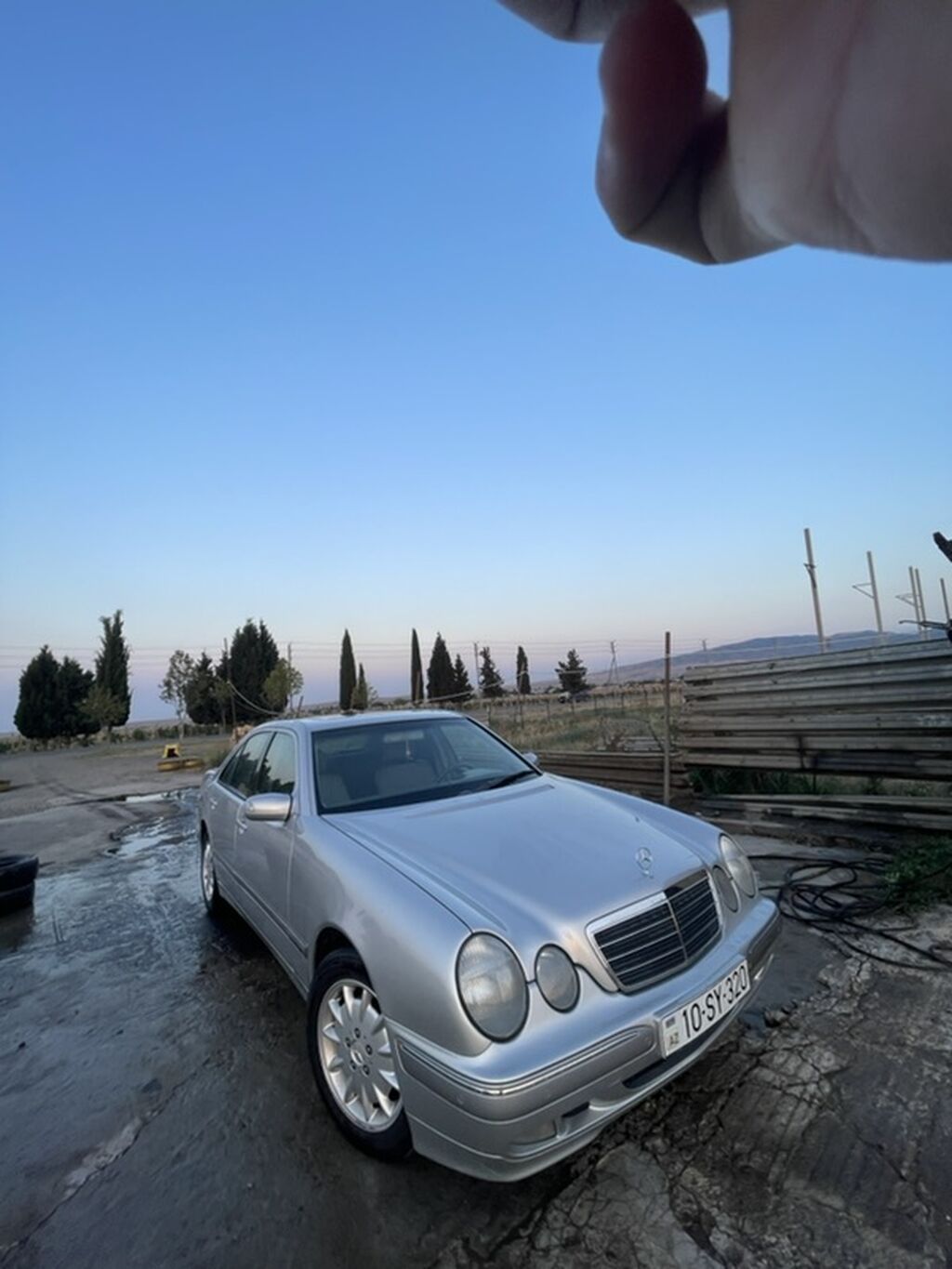 Mercedes-Benz E-Class: 3.2 l 2000 il Sedan 10-SY-320 — Avtomobillər, Gəncə (5)