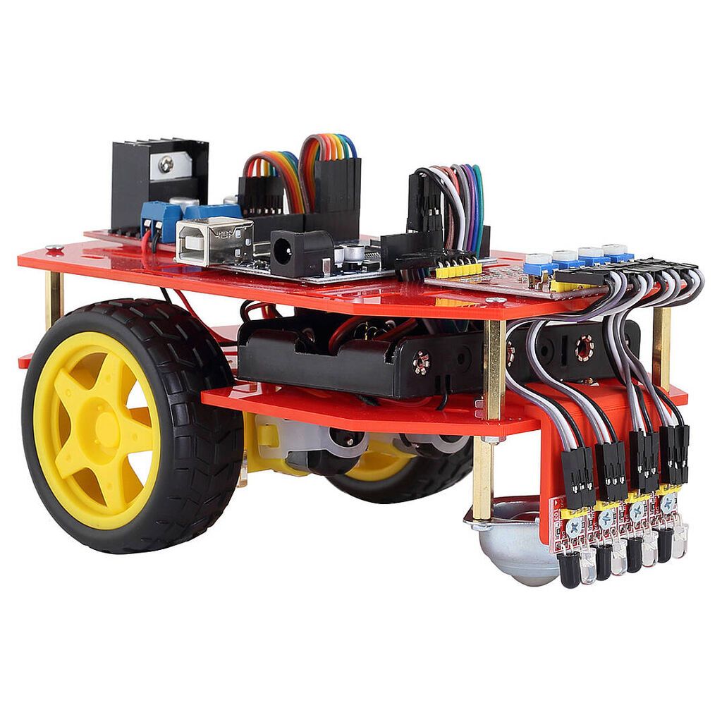 Arduino Xətt İzləyən Robot Dəsti – 3 sensorlu, ucuz və istifadəsi asan — Oyuncaq figuraları, Bakı (4)