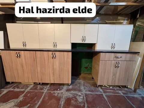 Mətbəx mebeli dəsti - Ölçü: 303 sm - Rəng kombinasiyası: yuxarı — Bakı