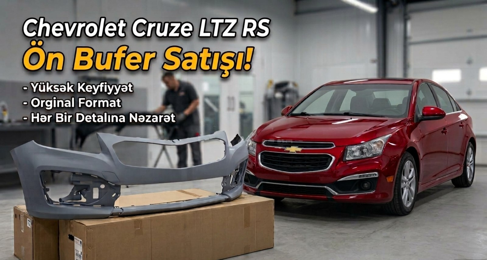Ön bufer Chevrolet Cruze LTZ RS 2015 — Sumqayıt