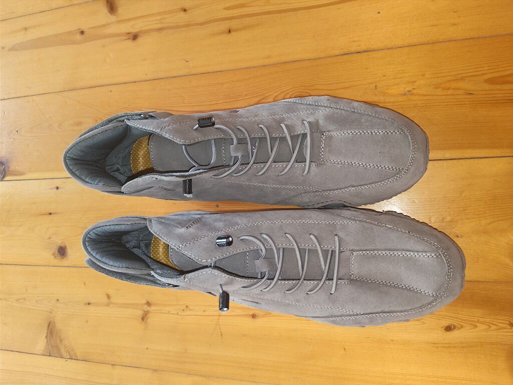 Ldeck markalı kişi idman ayaqqabısı - Rəng: boz (suede effekti olan — Krossovkalar, Qobu (7)