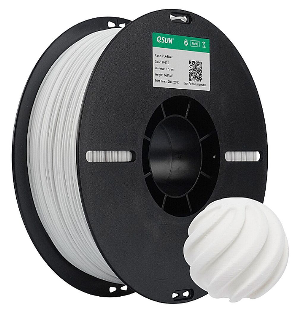 Esun PLA Basic 1.75 mm Filament – Ağ, 1 kq PLA-Basic modifikasiya — İstehlak malları və aksesuarlar, Bakı