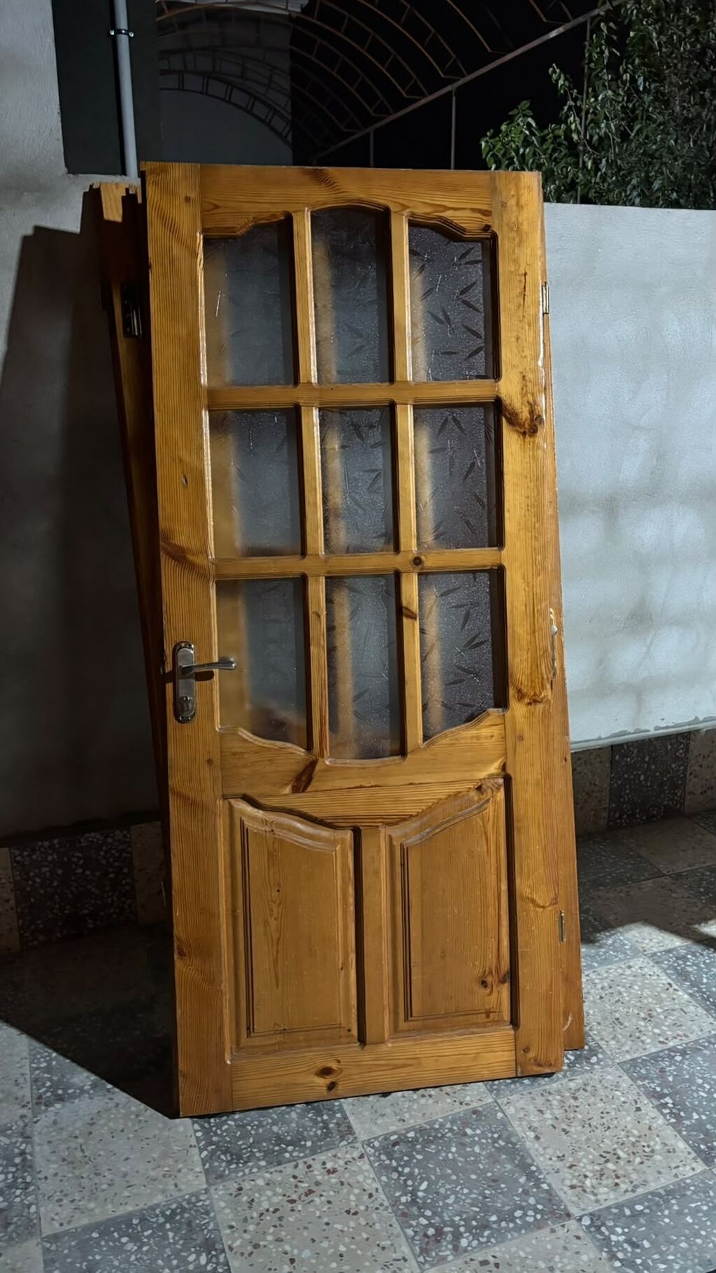 Taxta iç qapı dəsti - Material: tam ağac (şam tipli), təbii — Pəncərələr, qapılar, balkonlar, Bakı (2)