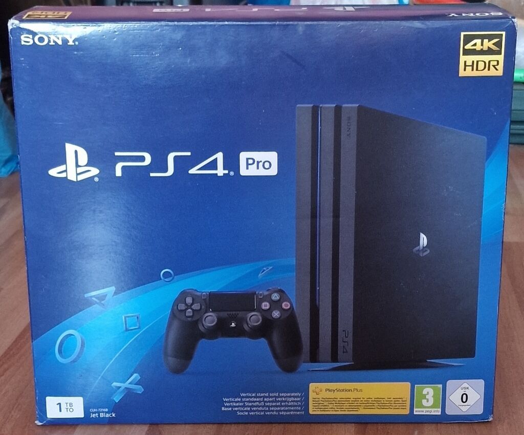 PS4 Pro (1 TB, Jet Black) oyun paketi Komplekt: - Sony PlayStation 4 — Oyun konsolları, Bakı (3)