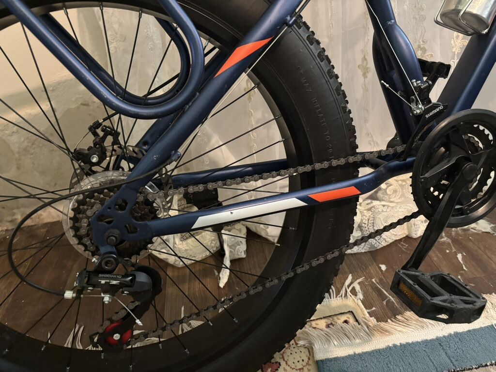 Lano fatbike velosiped - Çərçivə: yüngül və möhkəm alüminium çərçivə — Velosipedlər, Bakı (4)