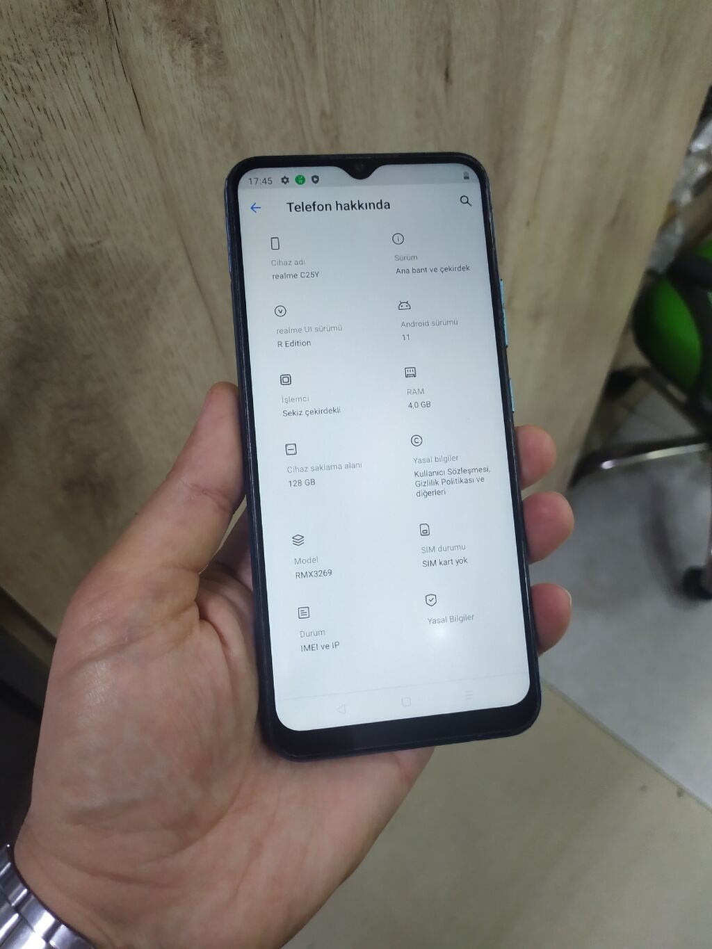 Realme C25Y, 128 GB, rəng - Mavi, İki sim kartlı — Realme, Bakı (3)