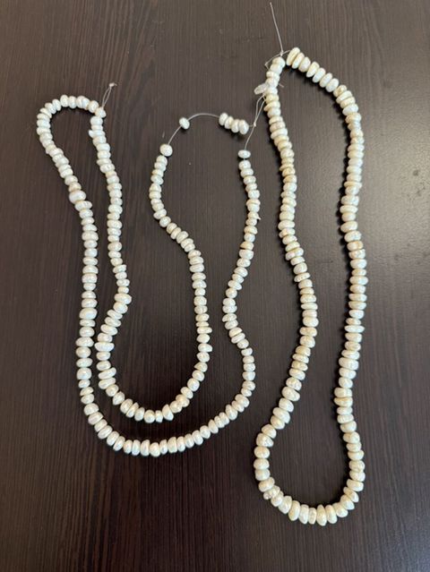 Təbii mirvari, ikisi birlikdə 20 m - Material: təbii şirin su — Bakı