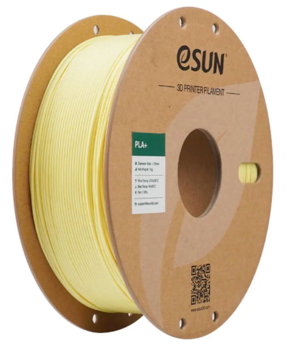 Esun PLA Plus 1.75 mm Filament – Badam Sarısı, 1 kq PLA+ 3D çap üçün — İstehlak malları və aksesuarlar, Bakı