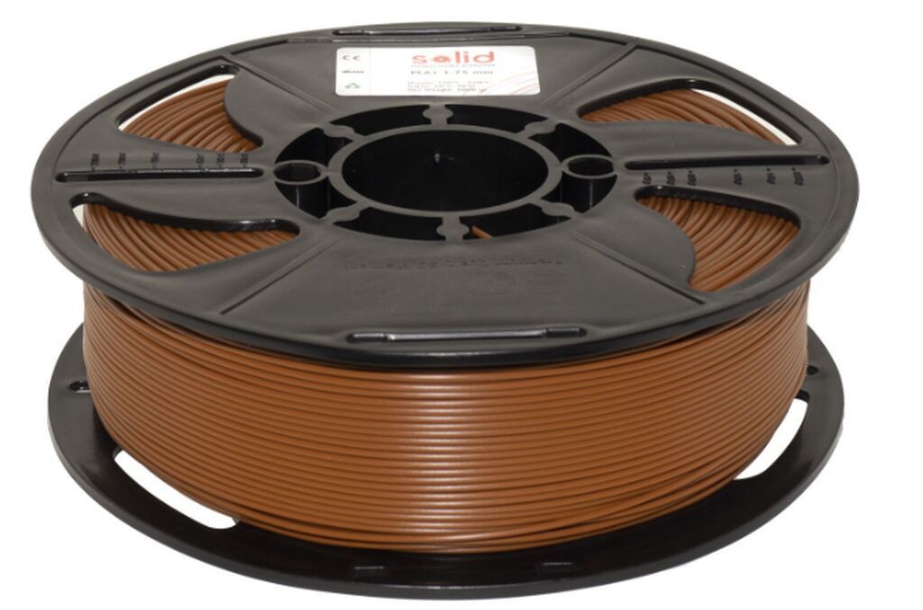 Solid Filament PLA Plus Qəhvəyi — 1.75 mm, 1 kq Türkiyədə istehsal — İstehlak malları və aksesuarlar, Bakı