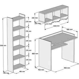 Çalışma masası — Ofis mebeli, Bakı (4)