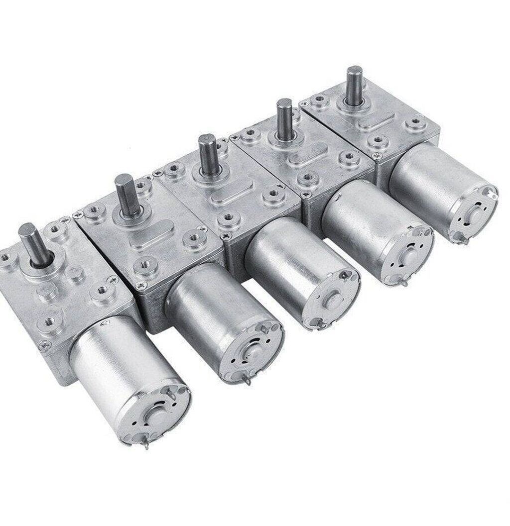 12V L Reduktorlu 300 RPM DC Motor Sürət və torka ehtiyac olan bütün — Transmissiya, Bakı (3)