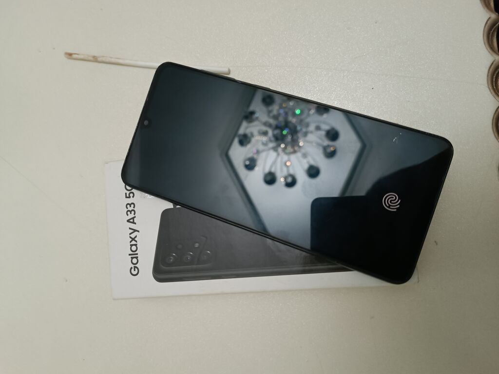 Samsung Galaxy A33 5G, rəng - Qara, Barmaq izi — Samsung, Şəmkir (2)