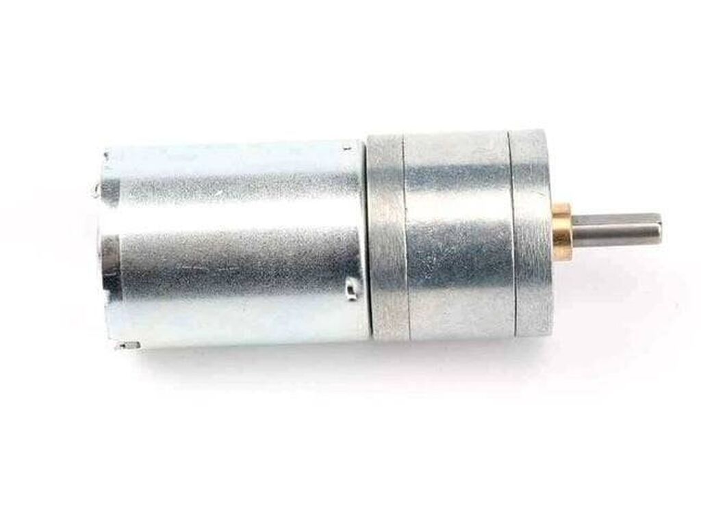 12V 90 RPM 25 mm Reduktorlu DC Motor Robot layihələri ilə yanaşı — Transmissiya, Bakı (2)