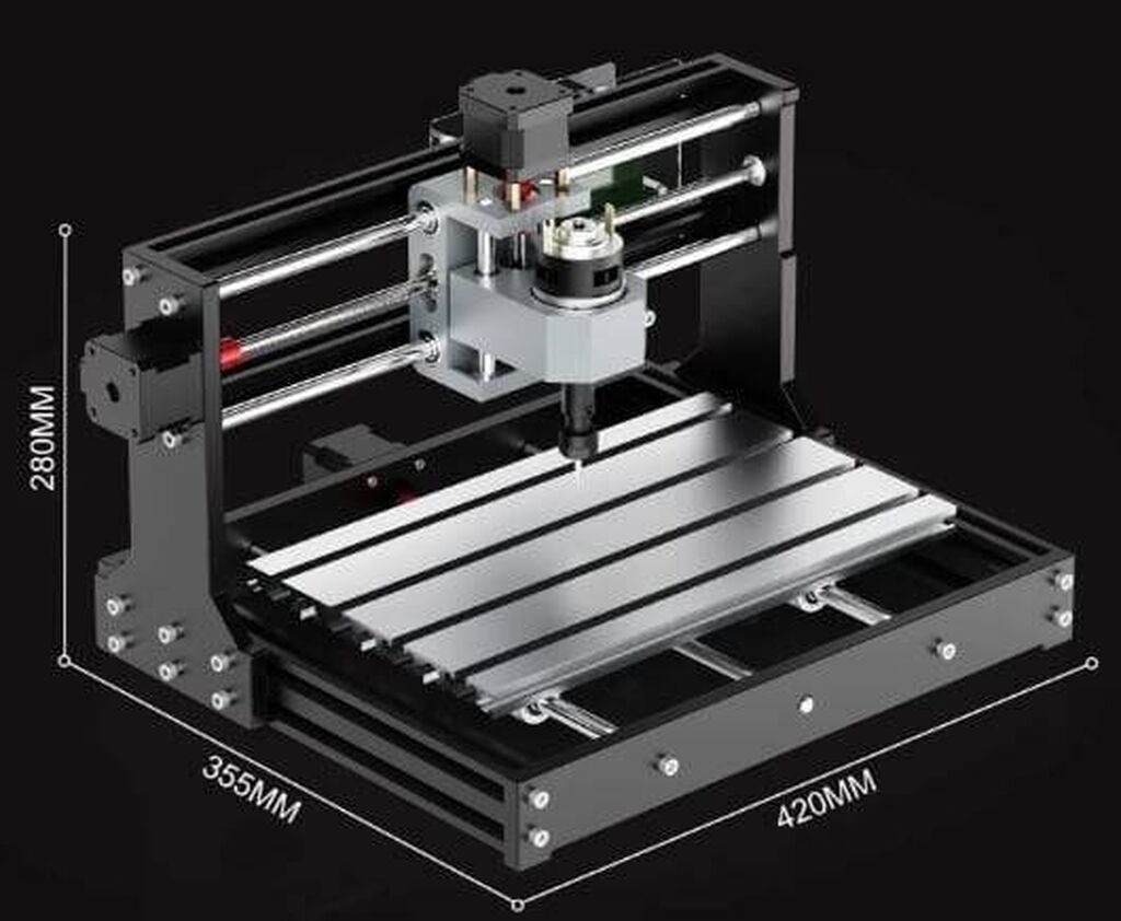 Masaüstü CNC Cihazı – CNC3018 Pro, 15.000 mW lazer başlıqlı — Stanoklar, Bakı (3)