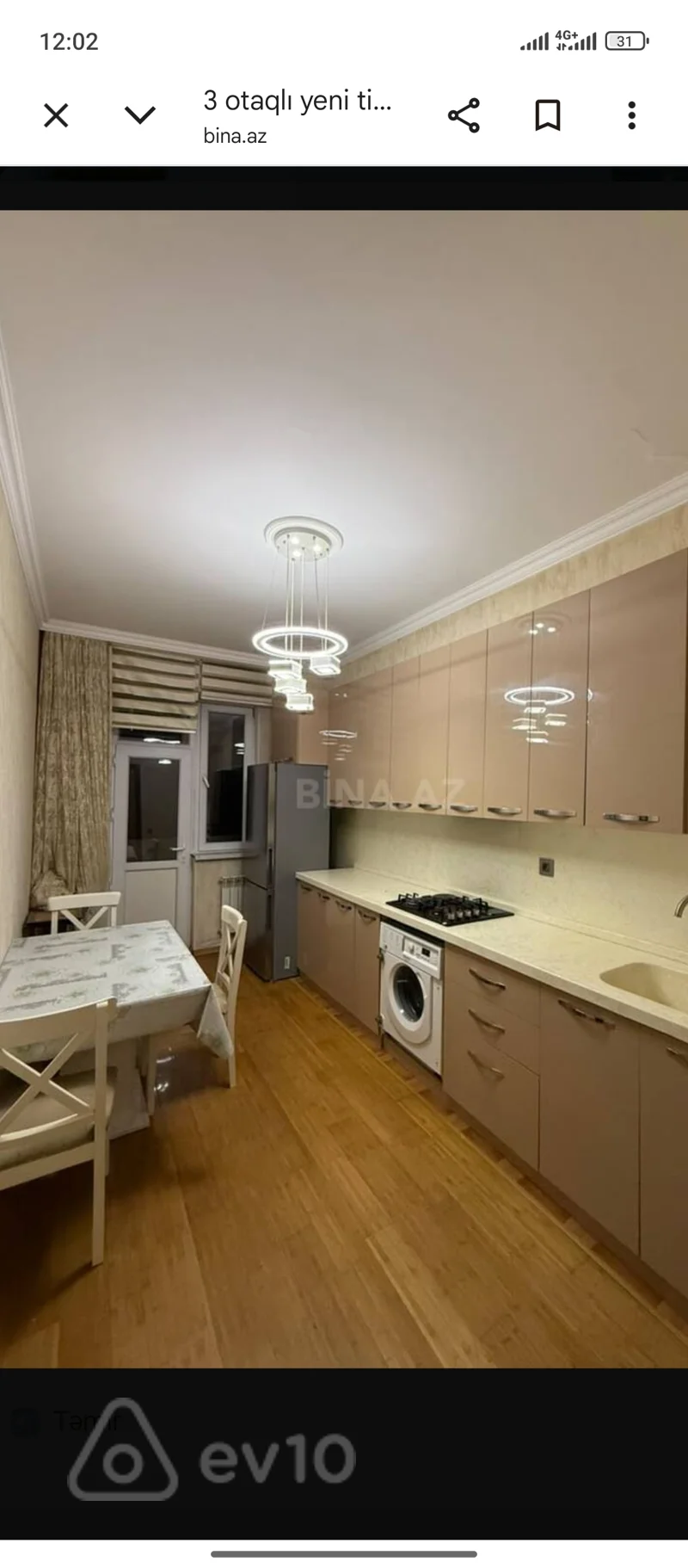 3 otaqlı mənzil, 90 m², Xırdalan — kirayə — Mənzil, Xırdalan (4)