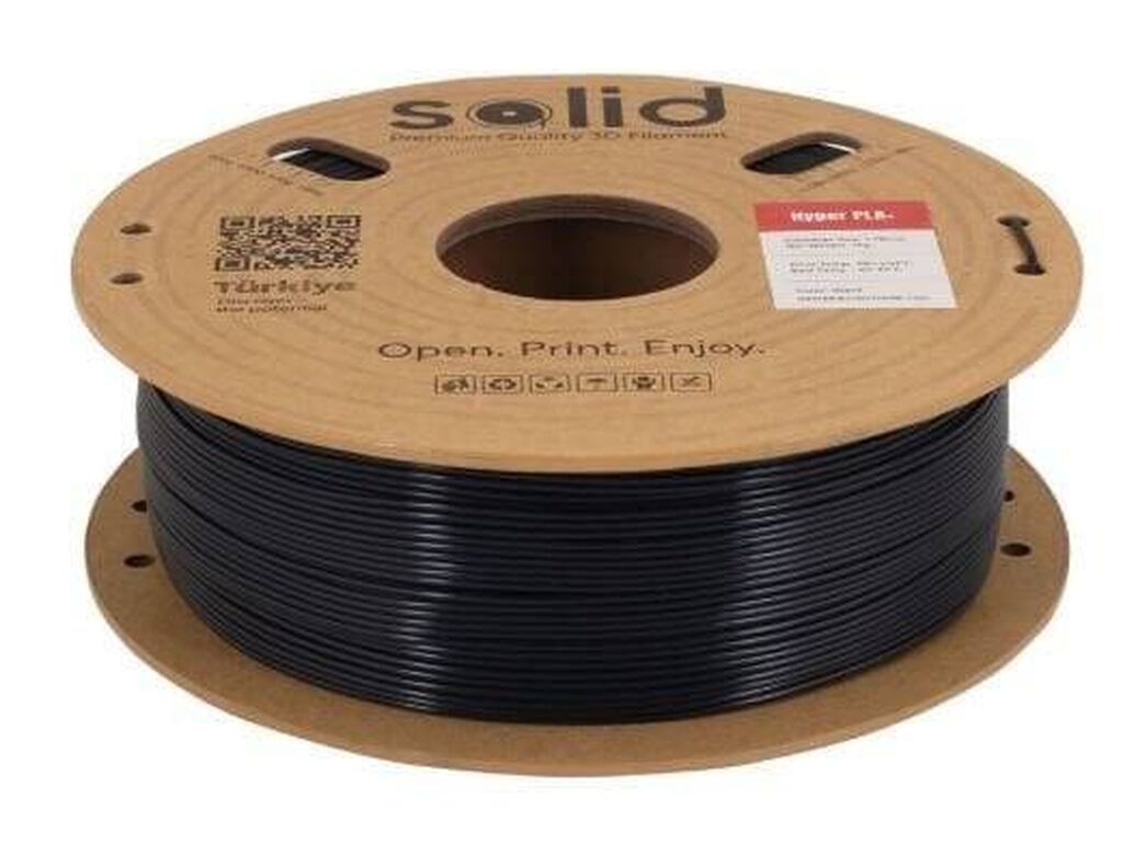 Solid Filament Hyper PLA+ – Qara, 1 kq Yeni nəsil, yüksək sürətdə — İstehlak malları və aksesuarlar, Bakı (3)