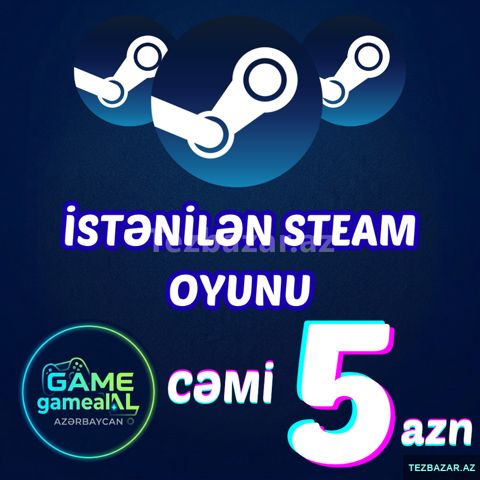 İstənilən Steam, Ea, Microsoft, Ubisoft oyunu — Bakı