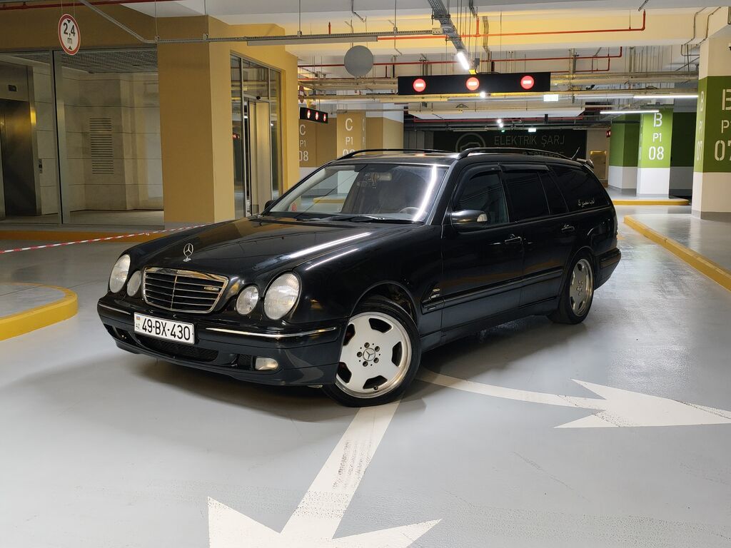 Mercedes-Benz E-Class T-Modell (s210) E270 cdi universal, qara rəng 90-UB-897 — Avtomobillər, Bakı (4)