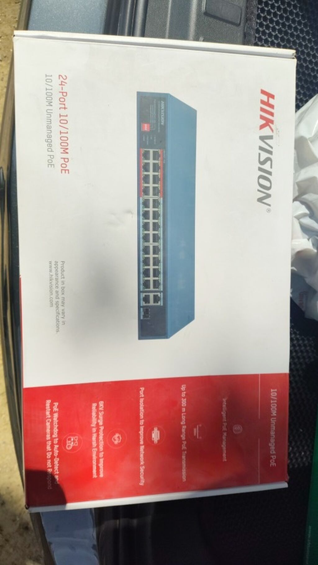 Hikvision 24-Port 10/100M PoE Switch – DS‑JE0326P‑E/M(C) — Şəbəkə və server avadanlığı, Bakı (2)