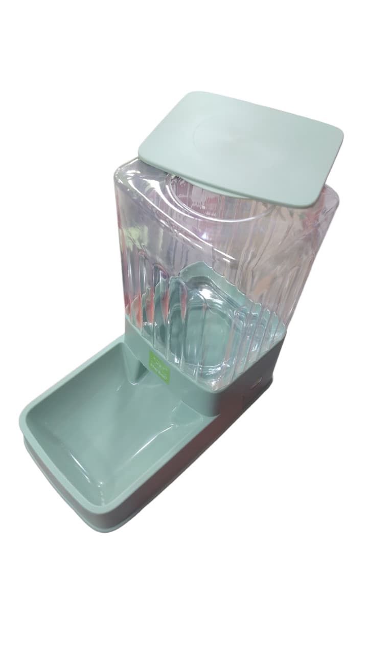 Avtomatik yem təknəsi, plastik, açıq yaşıl, 36x18 sm — Mallar, Bakı (2)