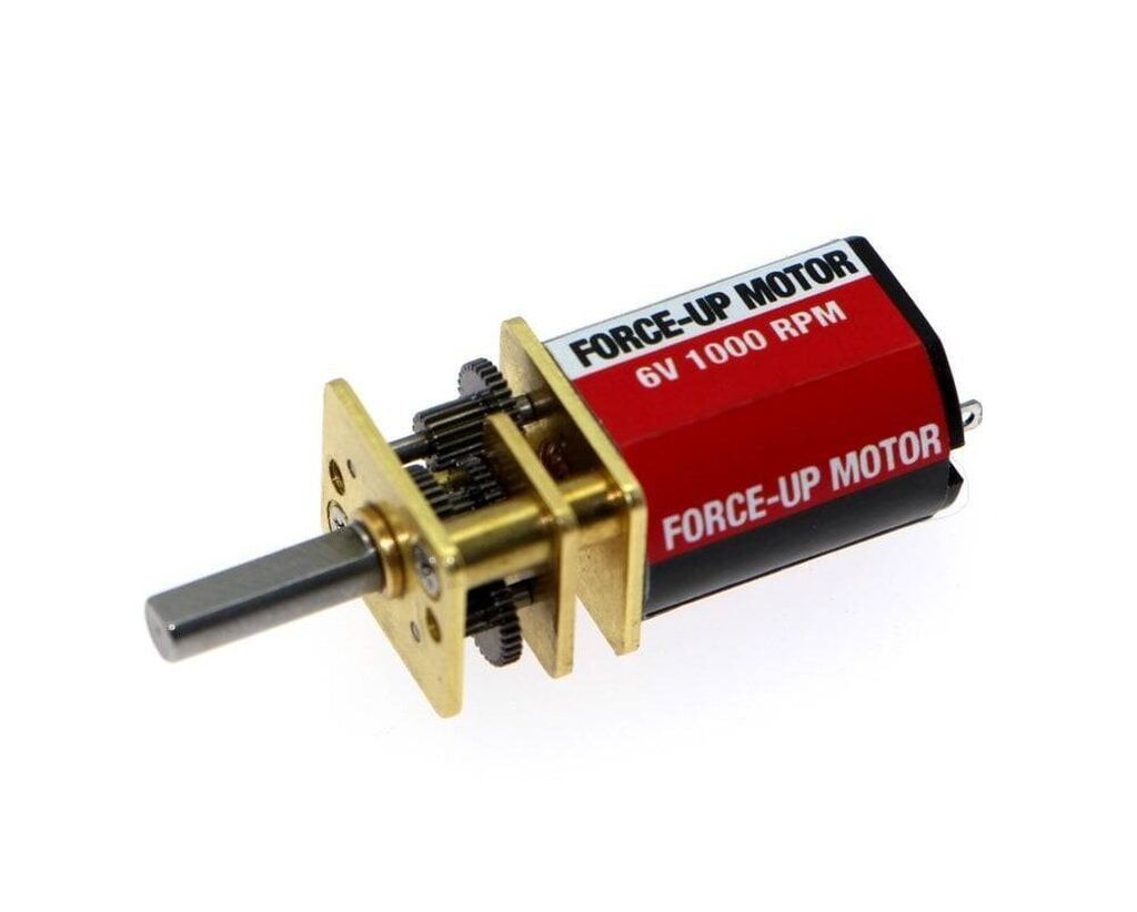 Force-Up 6V 1000 RPM Karbon Fırçalı DC Motor — Mini Sumo robot — Transmissiya, Bakı