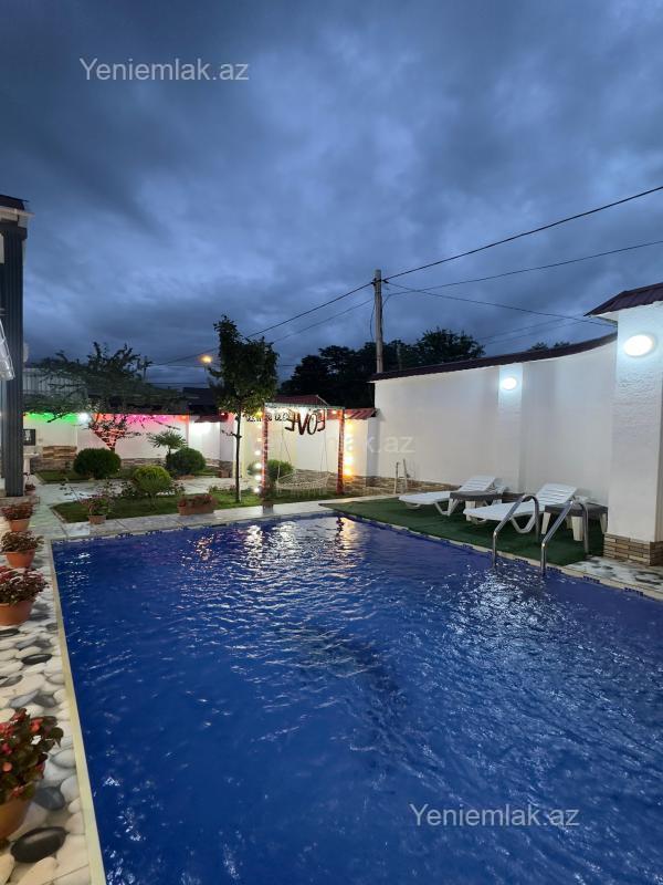 Günlük 5 otaqlı Həyət evi / Villa, 140 m², Qəbələ — Ev, villa, Qəbələ (8)