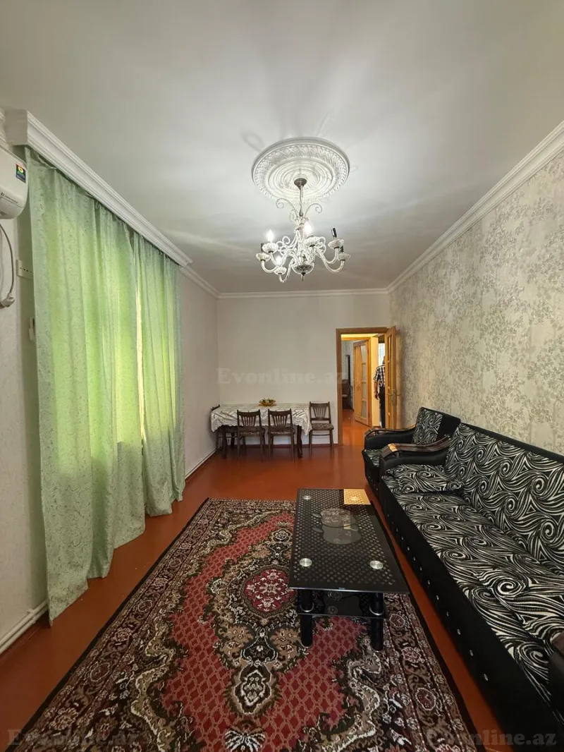 Satılır 2 otaqlı Mənzil Köhnə tikili 65 m² Bakı, Xətai r., Həzi Aslanov m., Həzi Aslanov — Mənzil, Bakı