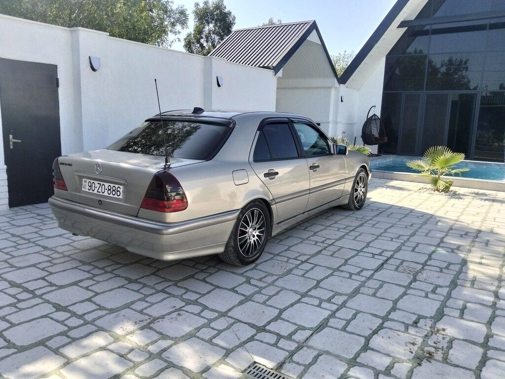 Mercedes C 180, 1.8 L, 1998 il, 489 800 km 90-ZO-886 — Avtomobillər, Bakı (4)
