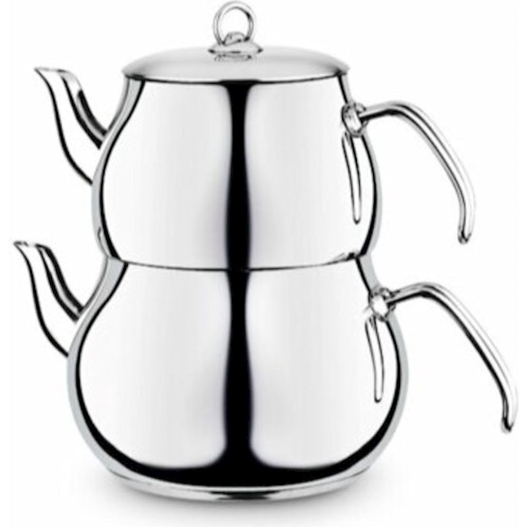 Çaydan dəsti Baron, metal, 1.4/2.6 l, gümüşü — Mallar, Bakı