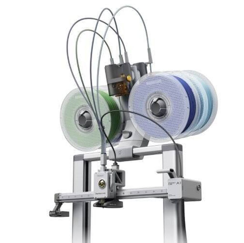 Bambu Lab A1 Combo 3D Printer Çoxrəngli çap üçün AMS Lite moduluyla — Printerləri, Bakı (2)