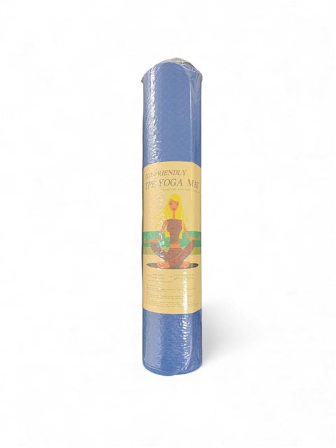 Yoqa üçün mat Eco-Friendly, 183x80 sm, 0.8 mm, göy — Bakı