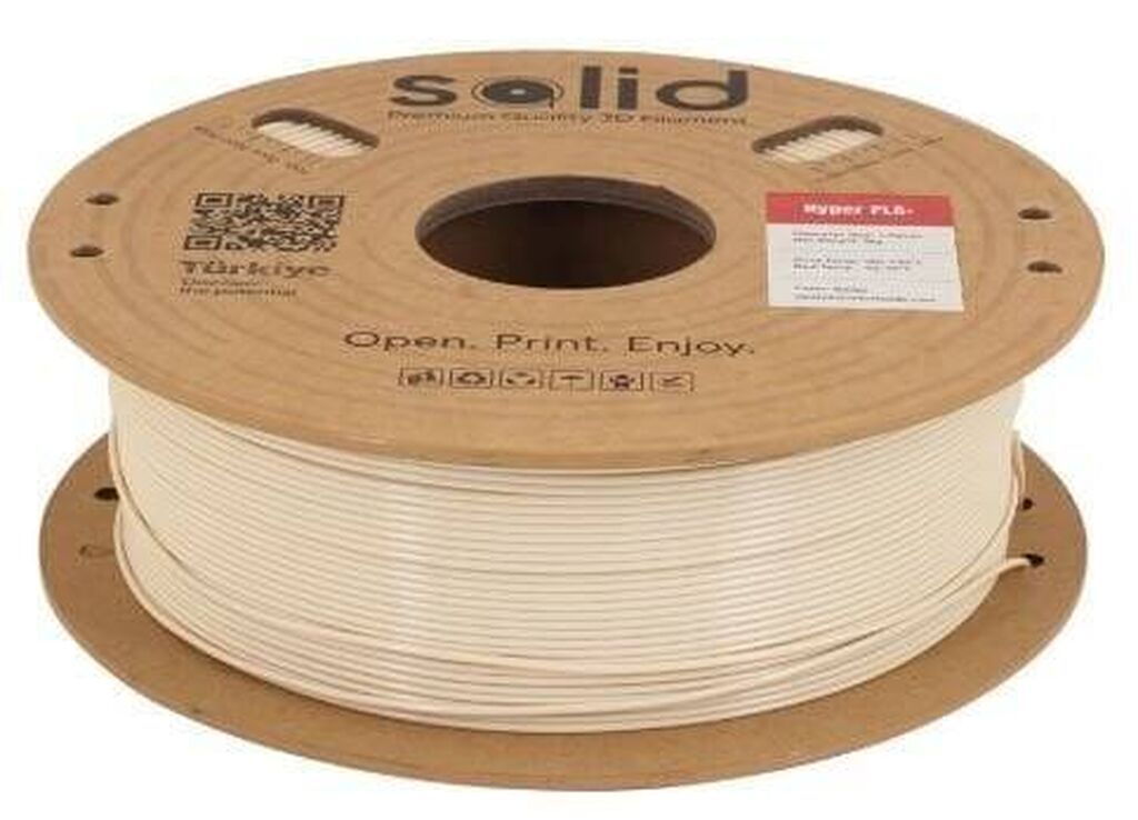 Solid Filament Hyper PLA+ Bej – 1 kq Yeni nəsil Solid Hyper PLA — İstehlak malları və aksesuarlar, Bakı (3)