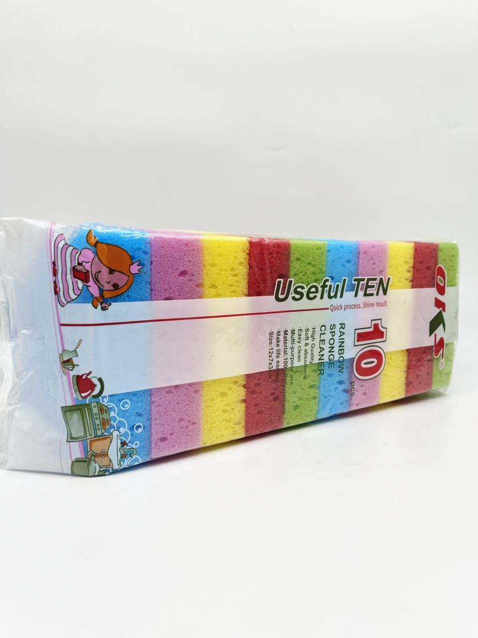 Qab yuma üçün süngər dəsti Quick Clear, 10 əd — Mallar, Bakı (2)