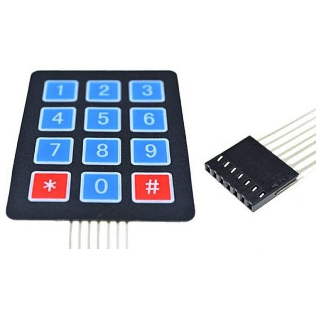 Membran Klaviatura 4x3 Keypad Layihələrdə məlumat daxil etmə üçün — Klaviaturalar və siçanlar, Bakı (3)