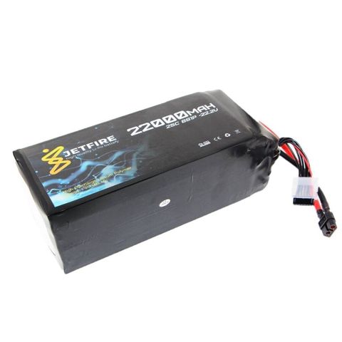 JetFire 22.2V 22000mAh 25C Li‑Po 6S Batareya Yüksək cərəyan tələb — Bakı