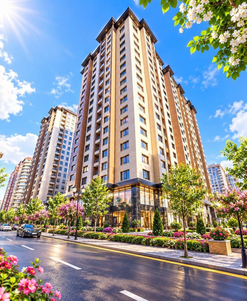Satılır 4 otaqlı yeni tikili 180 m² — Mənzil, Bakı