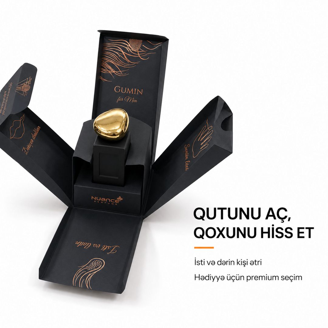 Nuance Perfume Gumın kişilər üçün ətir suyu 50 ml — Mallar, Bakı (2)