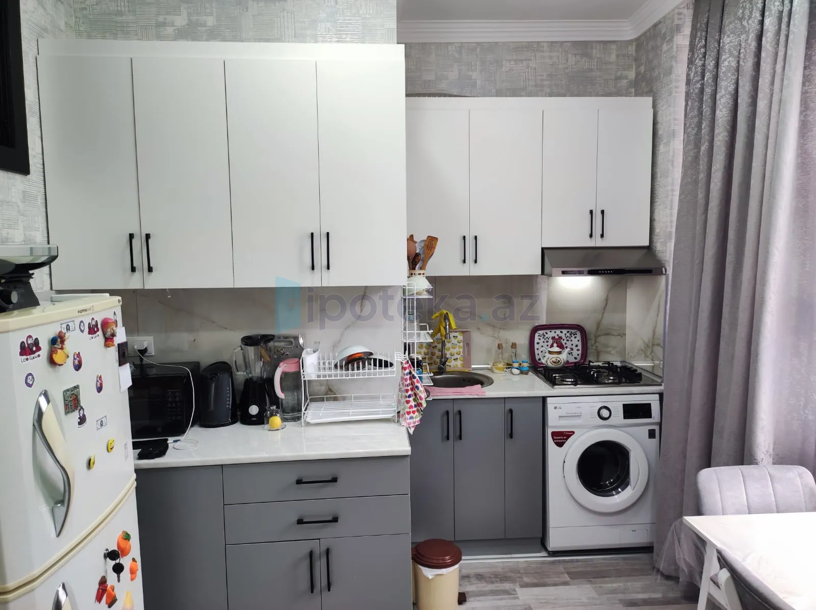 Satılır: 2 Otaq, Yeni tikili, Nizami r., 64.00 m² — Mənzil, Bakı (5)