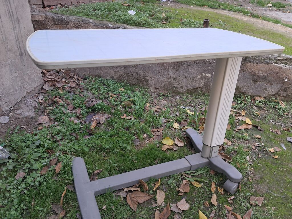 Tək sütunlu təkərli masa – xəstəxana/çarpayıüstü tip - Ölçü — Masalar, Bakı (3)