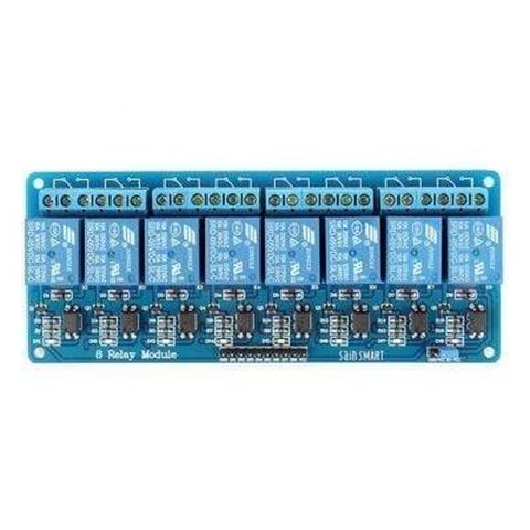 8′li 12V Rele Kartı – 8 Way 12V Relay Module Üzərində 8 ədəd rele — Bakı