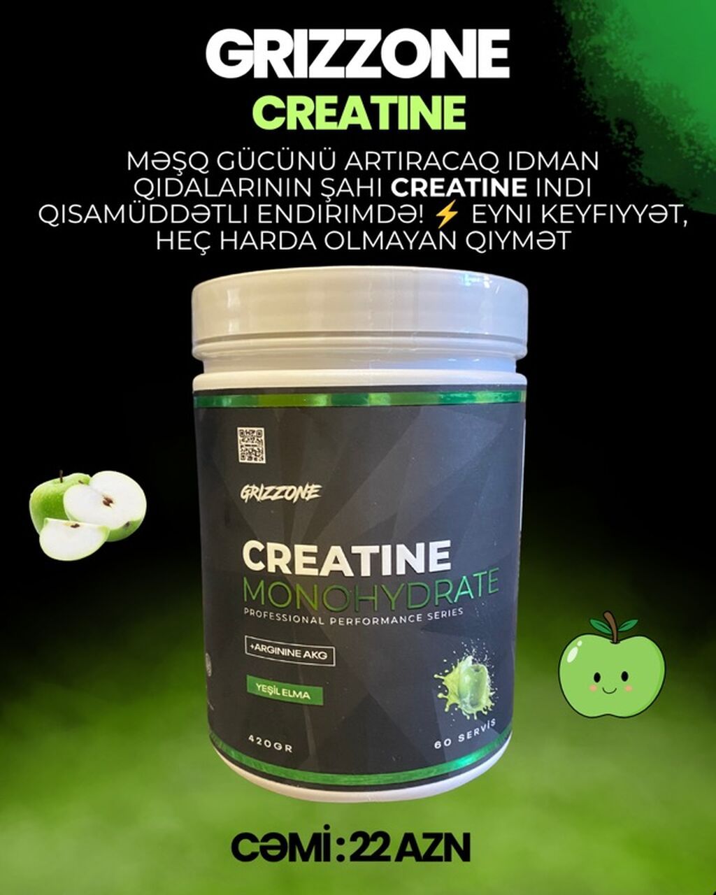 Kreatin Çəki: 201 - 500 g, Yeni — İdman qidası və əlavələr, Sumqayıt