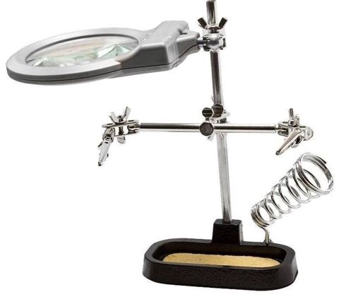 Linzalı Üçüncü Əl Lehimləmə Standı – PM-11470 Elektronik lehimləmə və — Bakı