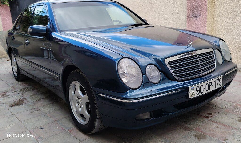 Mercedes E 200, 2.0 L, 2000 il, 396 000 km 90-OP-179 — Avtomobillər, Bakı (5)